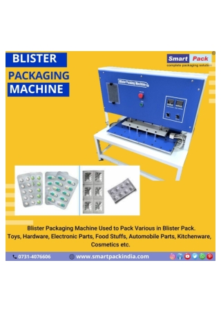 BLISTER PACKAGING MACHINE
