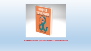 Best Motivational Speakers That One Can Look Forward