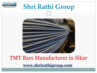 TMT Bars Manufacturer in Sikar – Shri Rathi Group