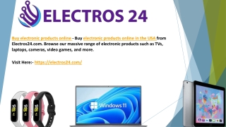 Buy electronic products online