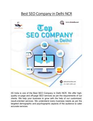 Best SEO Company in Delhi NCR