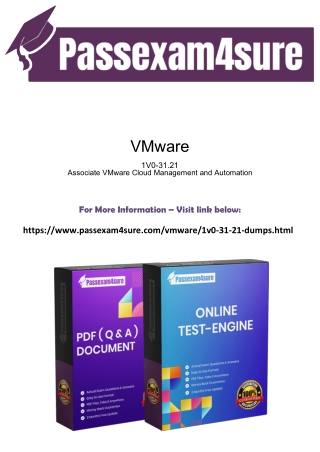 VMware 1V0-31.21 Dumps- Get 30% Discount On VMware Exam [New Year 2022]