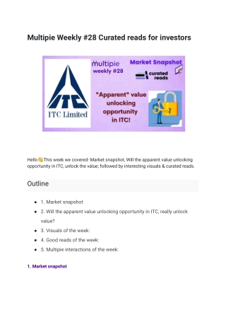 Multipie Weekly #28 Curated reads for investors