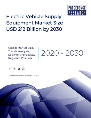 Electric Vehicle Supply Equipment Market Size, Growth, Segmentation, Share, Forecast 2021-2030