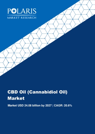 CBD Oil (Cannabidiol Oil) Market