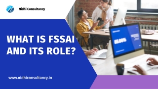 What Is FSSAI And Its Role?