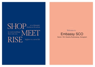Embassy SCO Sector 106, Dwarka Expressway, Gurugram Brochure