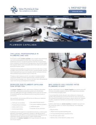 Plumber Capalaba