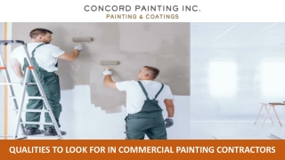 Qualities to Look for in Commercial Painting Contractors