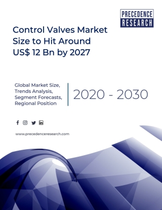 Control Valves Market Size, Industry Trends, Share and Forecast 2021-2030