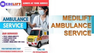 Need Ambulance Service in Saguna More and Sri Krishna Puri for transferring your