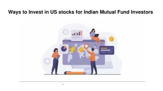 Ways to Invest in US stocks for Indian Mutual Fund Investors