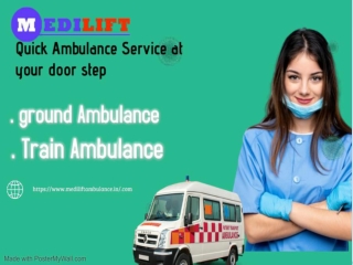 Medical Facility Ambulance Service in Kidwaipuri and Patna- Medilift