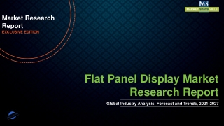 Flat Panel Display Market Analysis by Emerging Growth Factors and Revenue Foreca