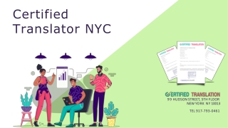 Certified Translator NYC