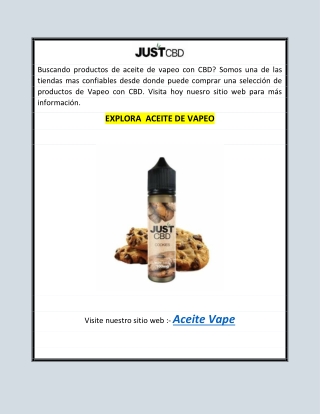 EXPLORA  ACEITE DE VAPEO