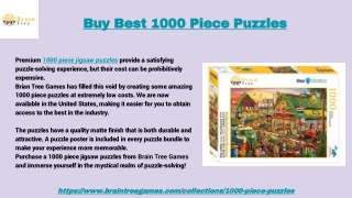 Buy Best 1000 Piece Puzzles