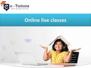 Online live classes