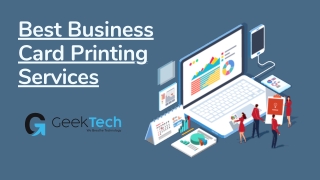 Best Business Card Printing Services - GeekTech