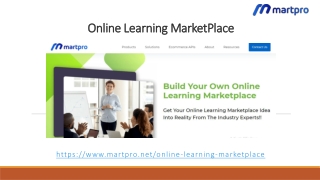 Online Learning MarketPlace