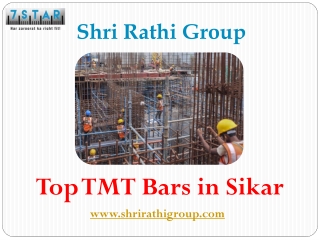 Top TMT Bars in Sikar – Shri Rathi Group