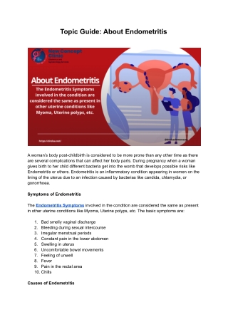 Topic Guide_ About Endometritis