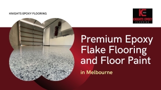 Premium Epoxy Flake Flooring and Floor Paint in Melbourne