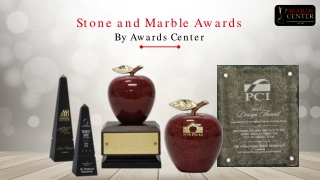 Stone and Marble Awards by Awards Center