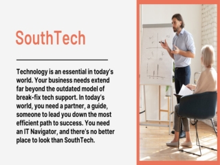 Managed IT Support Specialist -  SouthTech