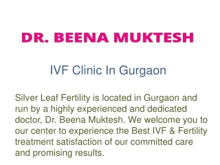 IVF Clinic In Gurgaon