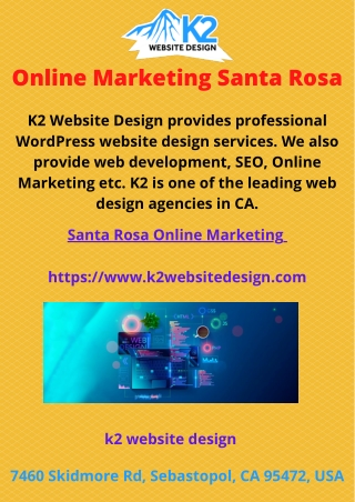 Online Marketing Santa Rosa