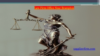 Law Firm Office Near Brampton