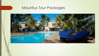 Mauritius Tour Packages