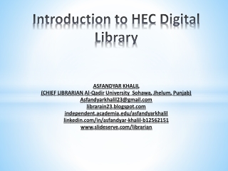 HEC Digital Library