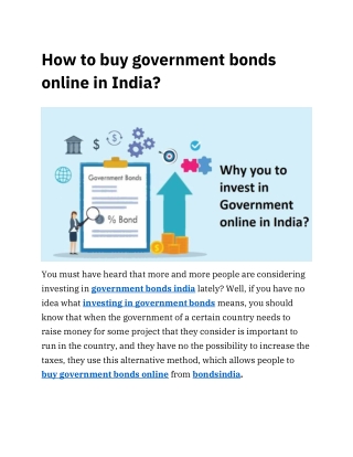 How to buy government bonds online in India (2)