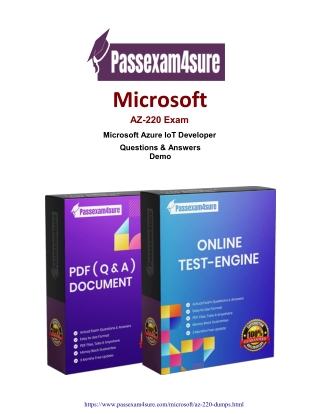 Get Real Microsoft  AZ-220 Dumps with 30% Discount [New Year 2022]