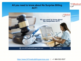 All you need to know about No Surprise Billing ACT