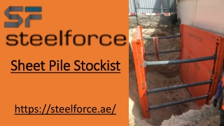 Sheet Pile Stockist the best supplier in Turkey