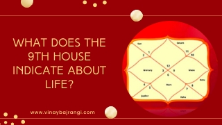 What does the 9th house indicate about life - Kundli