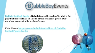 Bubble football Leeds