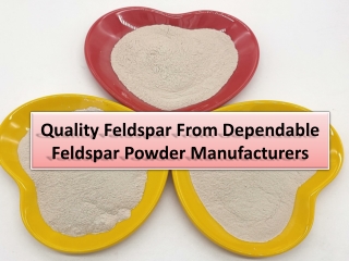 List of variety of feldspar grades application