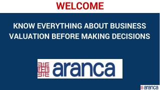 KNOW EVERYTHING ABOUT BUSINESS VALUATION BEFORE MAKING DECISIONS