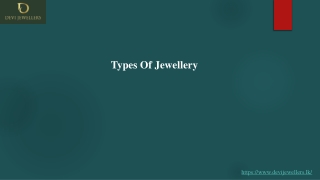 Types Of Jewellery