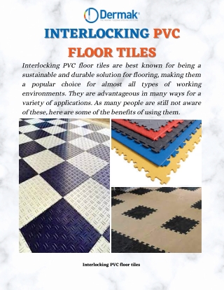 What Are the Primary Benefits of PVC Flooring