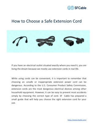 How to Choose a Safe Extension Cord