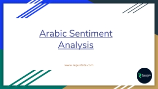 Arabic Sentiment Analysis