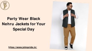 Black Nehru Jacket