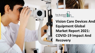 Vision Care Devices And Equipment Global Market Report 2021 - By Type (Intraocul