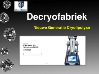 Nieuwe Generatie Cryolipolyse | Cryolipolyse Apparatuur
