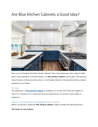 Are Blue Kitchen Cabinets a Good Idea (1)